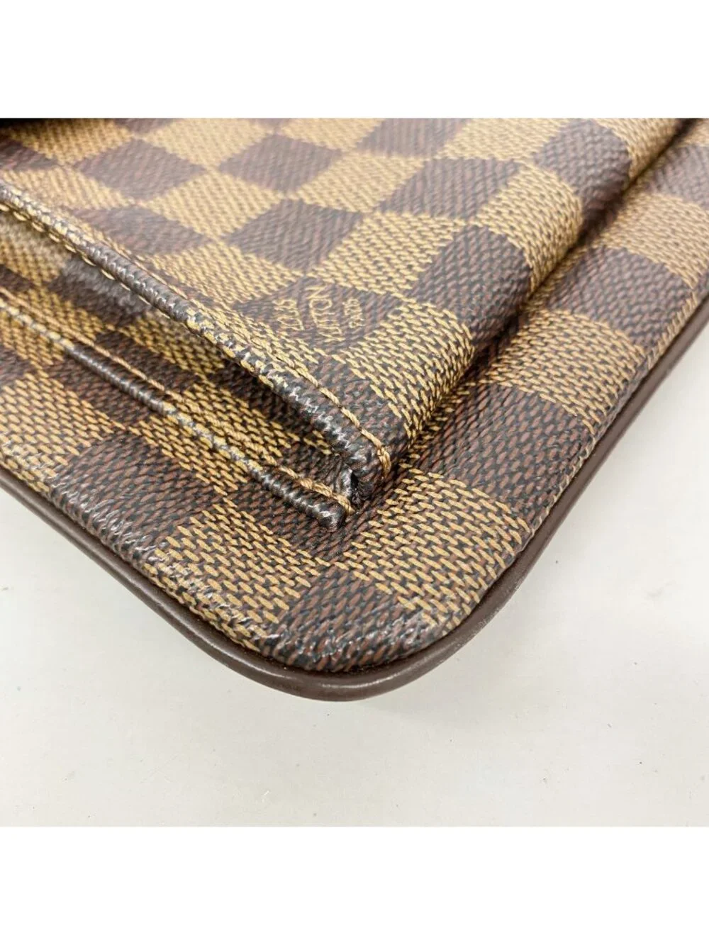 Louis Vuitton Shoulder Bag Damier Pochette Melville Ebene